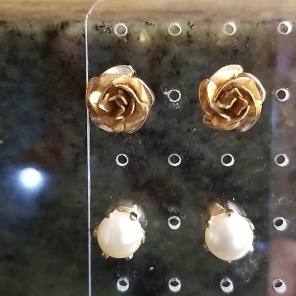 6 post earrings - Picture 2 of 4